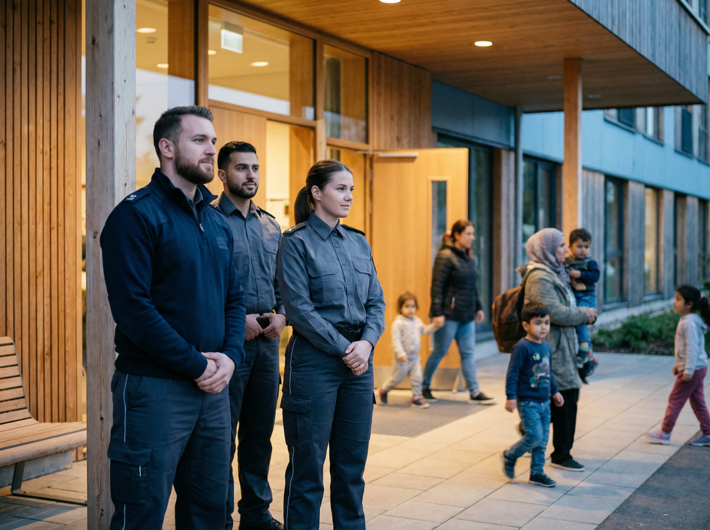 Bewachung Flüchtlingsunterkünfte